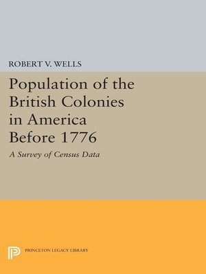 cover image of Population of the British Colonies in America Before 1776